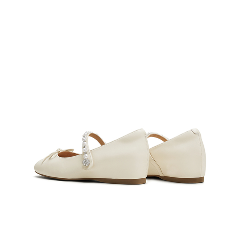 天美意2025秋新款商场同款纯色优雅气质百搭女玛丽珍鞋BL311CQ5