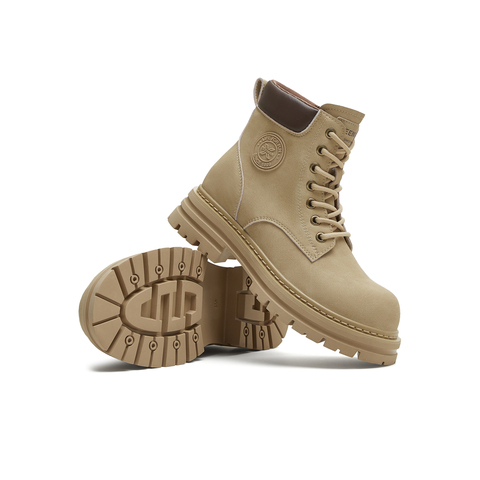 天美意2025冬新款复古百搭户外休闲工装靴短靴女靴KDX15DD5