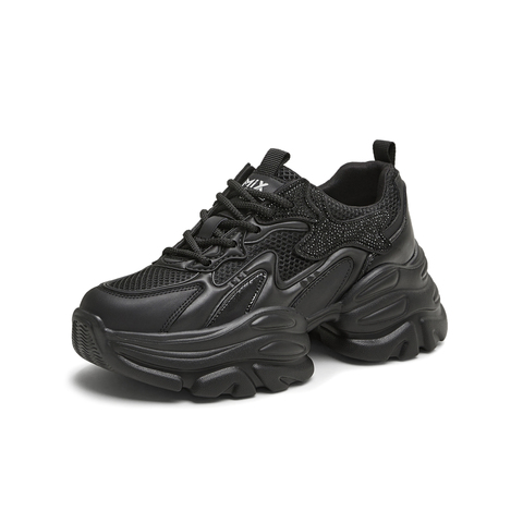 天美意2025秋新款商场同款厚底运动鞋百搭增高女老爹鞋BL022CM5