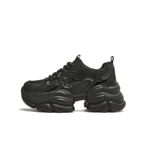 天美意2025秋新款商场同款厚底运动鞋百搭增高女老爹鞋BL022CM5