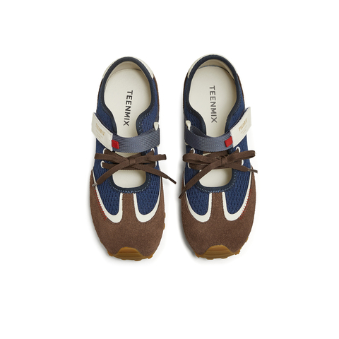 天美意2025秋新款商场同款休闲户外运动芭蕾鞋女单鞋BL591CQ5