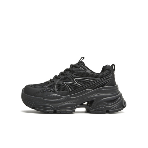 天美意2025秋新款商场同款厚底小个子增高运动女老爹鞋BL371CM5