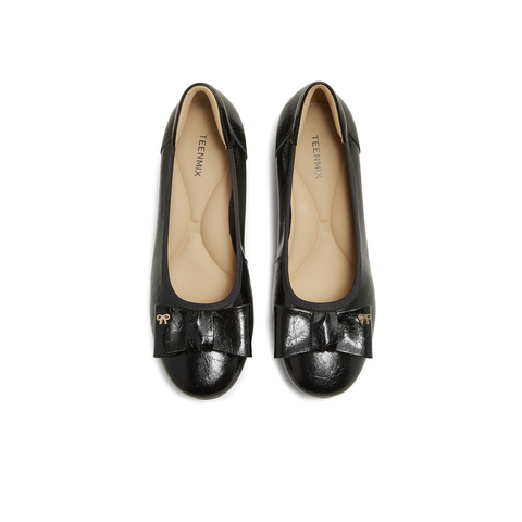 天美意2025秋新款商场同款百搭优雅方跟女芭蕾玛丽珍鞋BI273CQ5