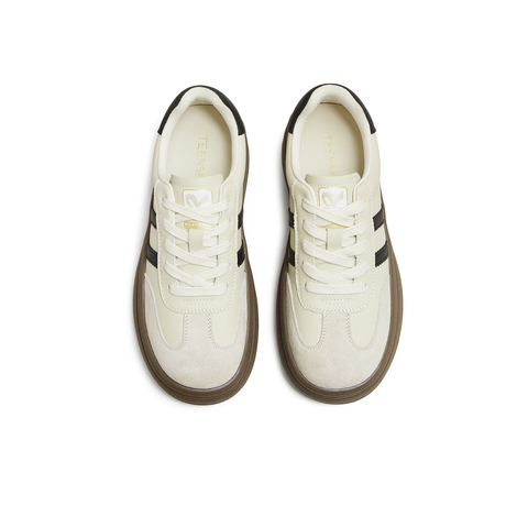 天美意2025秋新款商场同款休闲复古百搭厚底女德训鞋BL301CM5