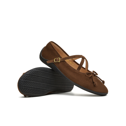 天美意2025秋新款商场同款时尚芭蕾蝴蝶结女玛丽珍鞋KM087CQ5