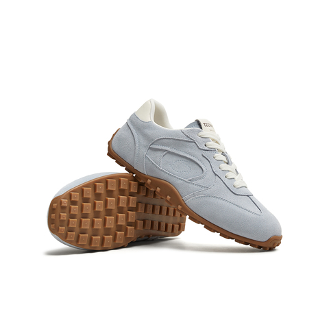 天美意2025秋新款系带复古百搭纯色潮流舒适女阿甘鞋KG121CM5