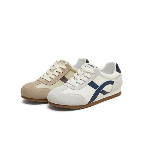 天美意2025秋新款商场同款休闲系带平底复古女阿甘鞋BL321CM5