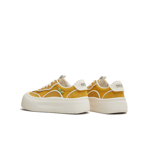 天美意2025秋新款商场同款休闲系带厚底百搭增高女板鞋CDR23CM5