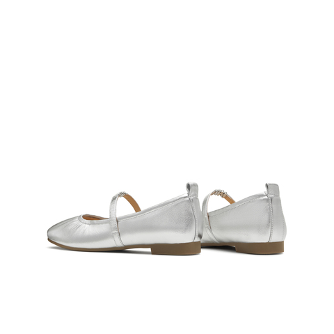 天美意2025秋新款商场同款休闲百搭纯色女芭蕾玛丽珍鞋BL551CQ5