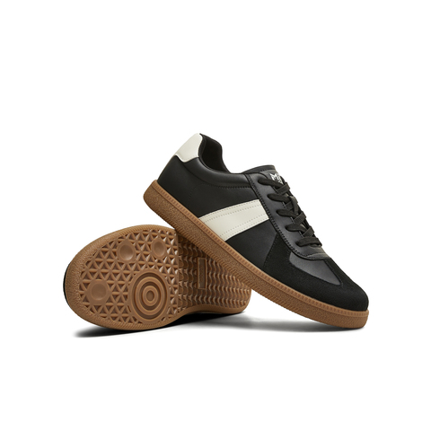 天美意2025秋新款百搭复古系带休闲拼色男女同款德训鞋KG124CM5