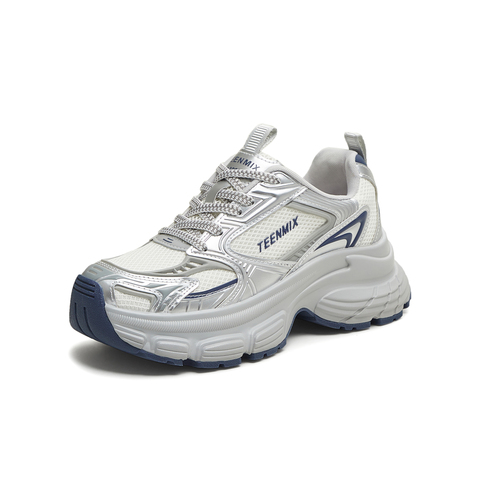 天美意2025秋新款商场同款厚底休闲系带潮流女老爹鞋BK962CM5