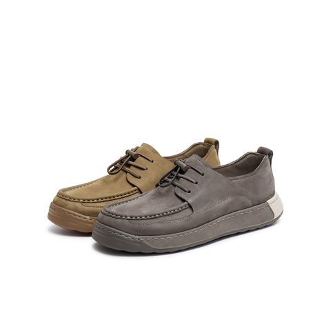 天美意2025秋新款商场同款休闲百搭复古系带男勃肯鞋3VM01CM5