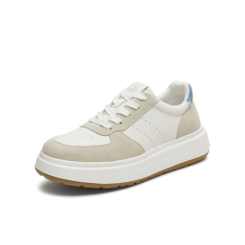 天美意2025秋新款商场同款休闲百搭厚底男女同款女板鞋KB096CM5