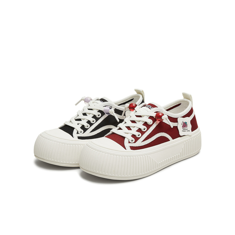 天美意2025秋新款商场同款休闲系带厚底潮流百搭女板鞋BL151CM5