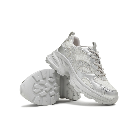 天美意2025秋新款运动拼色亮钻潮流老爹鞋女休闲鞋KD107CM5