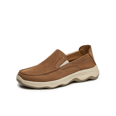 天美意2025秋新款商场同款通勤一脚蹬男休闲皮鞋3VZ01CM5