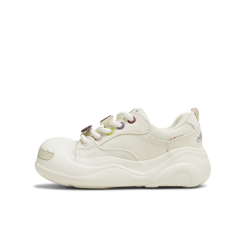 天美意2025秋新款商场同款系带厚底水果鞋花女大头鞋CIK23CM5