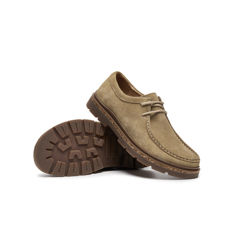 天美意2025秋新款户外休闲百搭复古系带潮流男工装鞋DSX70CM5