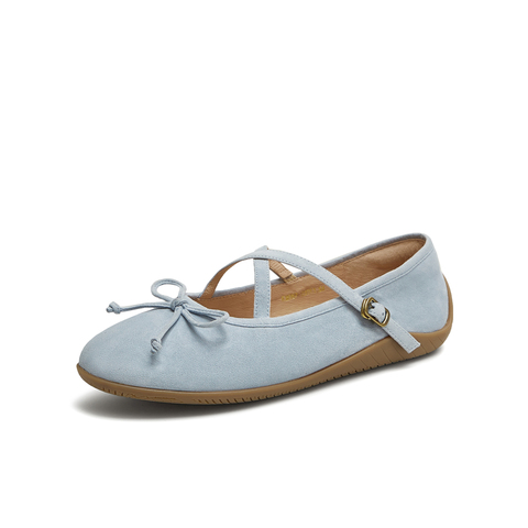 天美意2025秋新款商场同款时尚芭蕾蝴蝶结女玛丽珍鞋KM087CQ5