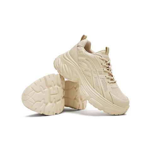 天美意2025夏新款女休闲百搭网面透气厚底增高老爹鞋KD094BM5