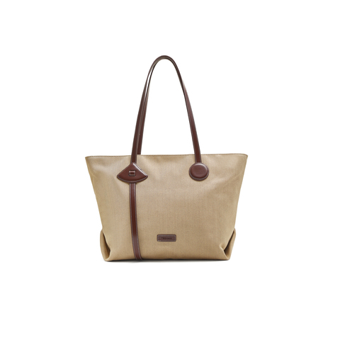 天美意2025秋新款商场同款托特包大容量百搭女单肩包X3147CX5