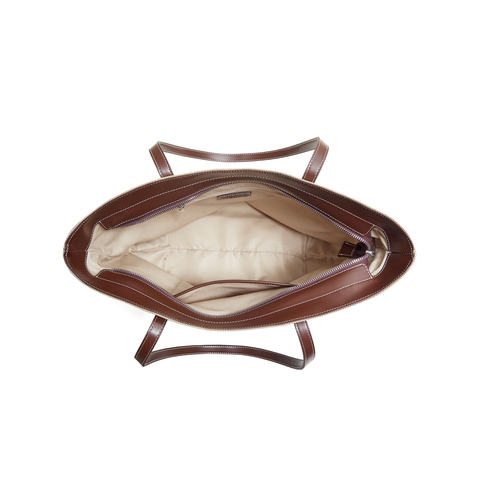 天美意2025秋新款商场同款托特包大容量百搭女单肩包X3147CX5