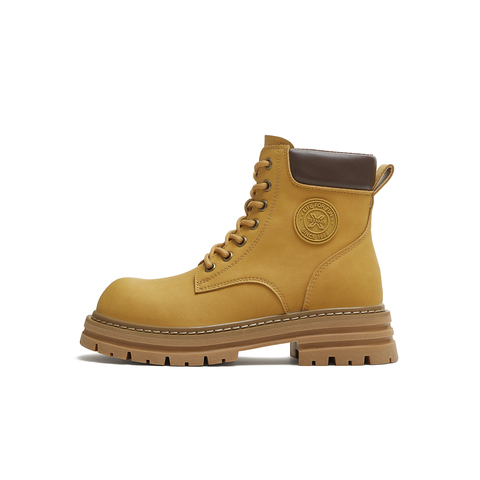 天美意2025冬新款复古百搭户外休闲工装靴短靴女靴KDX15DD5