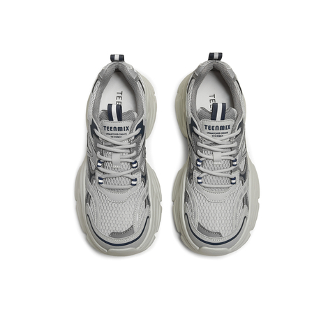 天美意2025秋新款机能风简约厚底旅游女老爹鞋KD102CM5