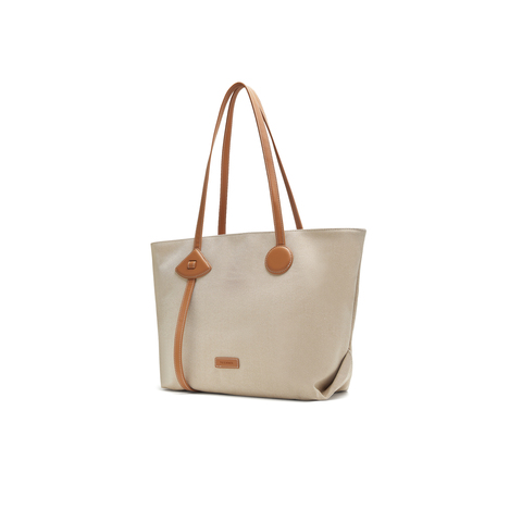 天美意2025秋新款商场同款托特包大容量百搭女单肩包X3147CX5