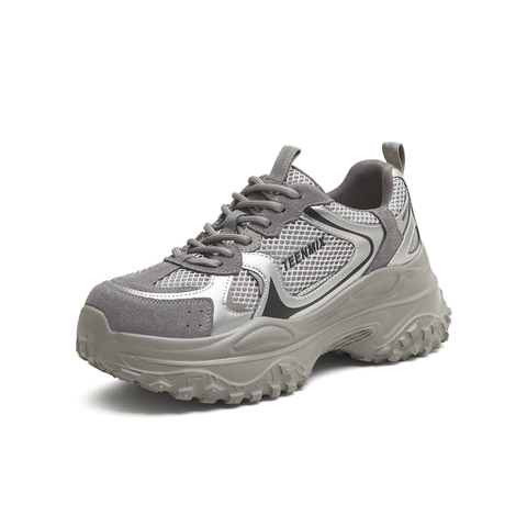 天美意2025秋新款商场同款厚底系带运动复古女老爹鞋BL341CM5