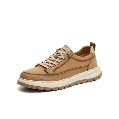 天美意2025秋新款商场同款户外休闲百搭系带工装男布鞋3VP01CM5