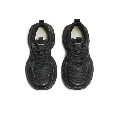 天美意2025秋新款厚底增高拼色潮酷百搭老爹鞋女休闲鞋BK782CM5