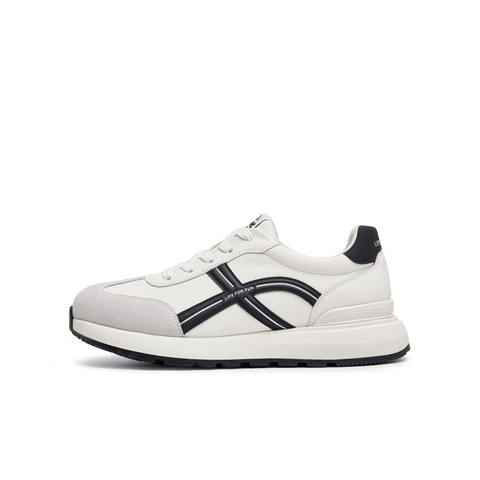 天美意2025秋新款商场同款阿甘鞋百搭平底系带男德训鞋FEF01CM5