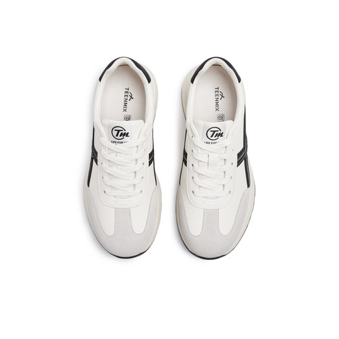 天美意2025秋新款商场同款阿甘鞋百搭平底系带男德训鞋FEF01CM5