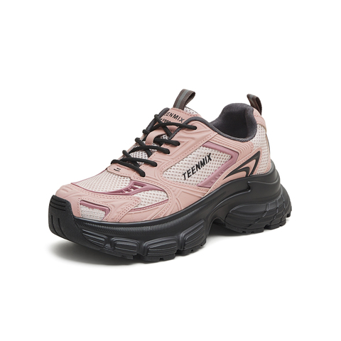 天美意2025秋新款商场同款厚底休闲系带潮流女老爹鞋BK962CM5