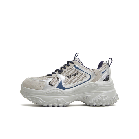 天美意2025秋新款商场同款厚底系带运动复古女老爹鞋BL341CM5