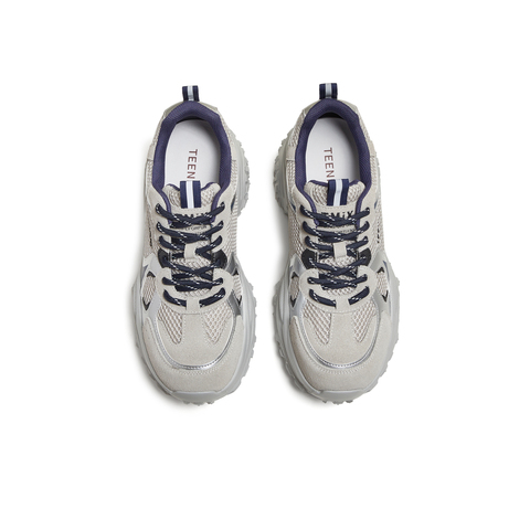 天美意2025秋新款商场同款厚底系带运动复古女老爹鞋BL341CM5