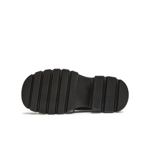 天美意2025秋新款粗跟乐福鞋英伦学院复古女皮单鞋KE068CM5