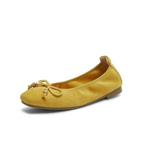 天美意2025秋新款商场同款韩系百搭复古女芭蕾玛丽珍鞋BG963CQ5