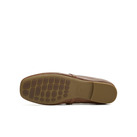 天美意2025秋新款商场同款纯色平底舒适女芭蕾玛丽珍鞋BL541CQ5