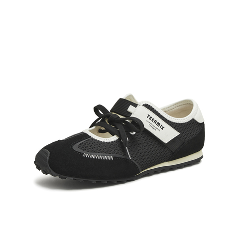 天美意2025秋新款商场同款休闲户外运动芭蕾鞋女单鞋BL591CQ5