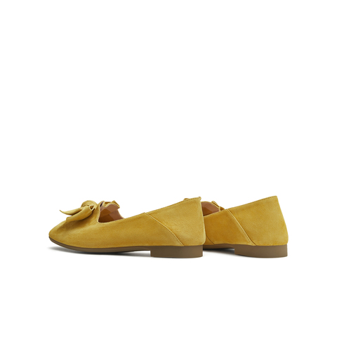 天美意2025秋新款商场同款蝴蝶结装饰女芭蕾玛丽珍鞋BL581CQ5