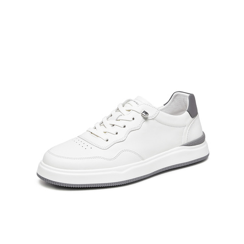 天美意2025秋新款商场同款免系带简约舒适男休闲板鞋3WA01CM5