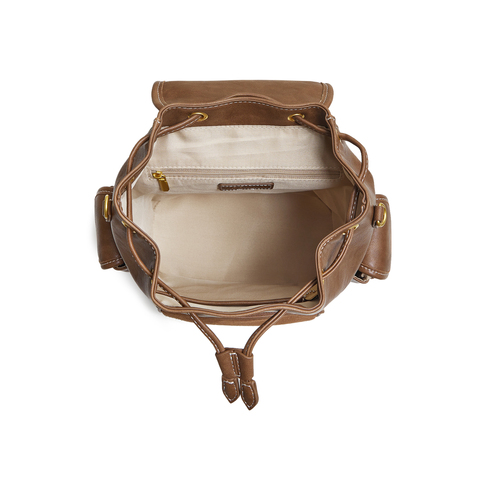 天美意2025秋新款商场同款复古百搭日常出游女双肩包X3154CX5