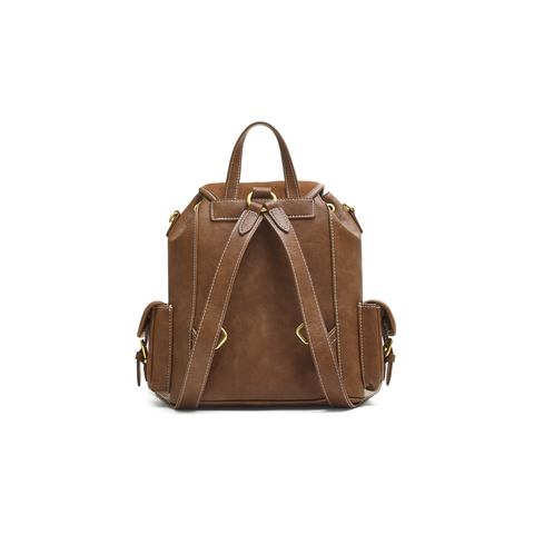 天美意2025秋新款商场同款复古百搭日常出游女双肩包X3154CX5