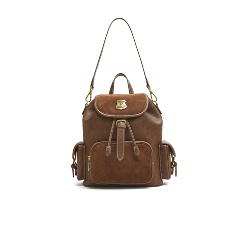 天美意2025秋新款商场同款复古百搭日常出游女双肩包X3154CX5