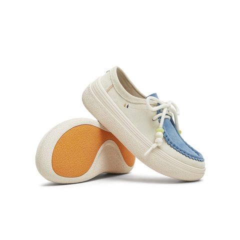 天美意2025秋新款休闲百搭厚底系带纯色百搭女袋鼠鞋KK055CM5