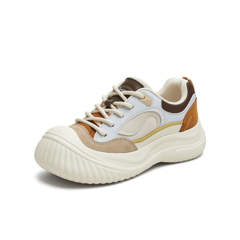 天美意2025秋新款商场同款休闲系带厚底女户外运动单鞋CF320CM5