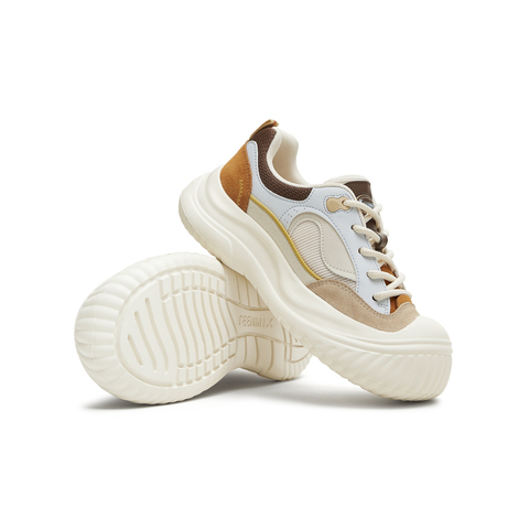 天美意2025秋新款商场同款休闲系带厚底女户外运动单鞋CF320CM5