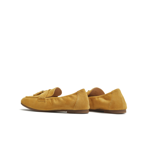 天美意2025秋新款商场同款休闲百搭纯色复古女乐福鞋BL901CA5